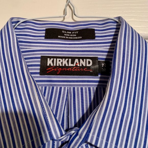Kirkland Shirts Size 16-35...Button Front...Lot Of 3 - Picture 3 of 13